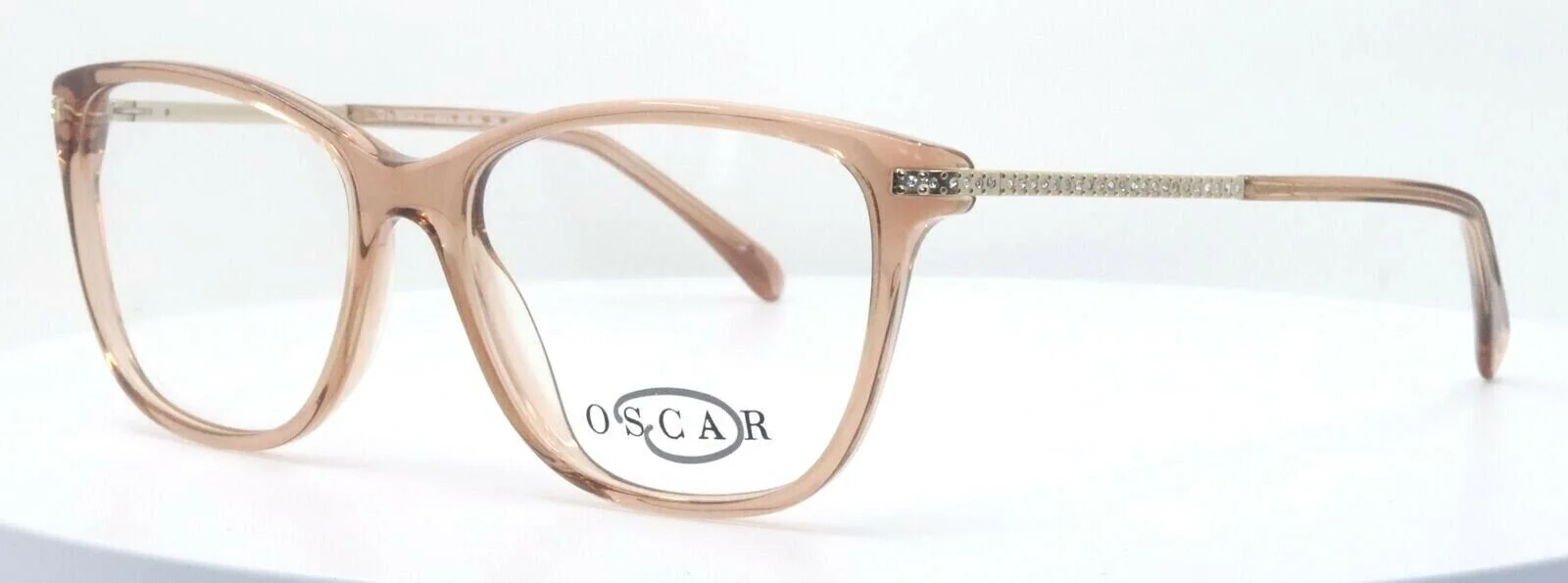 OSCAR DE LA RENTA OSL464 290 Crystal Nude Square Womens Eyeglasses 54-16-140