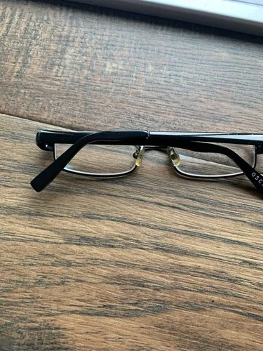Oscar De La Renta OSM803 001 Black Metal Rectangle Eyeglasses Frames 50-18 140 3