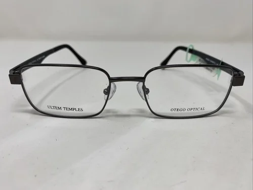 Otego Optical FARGO GUNMETAL 52-18-140 Full Rim MetalEyeglasses Frame I662