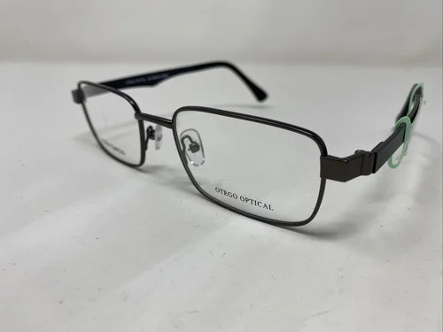 Otego Optical FARGO GUNMETAL 52-18-140 Full Rim MetalEyeglasses Frame I662 2