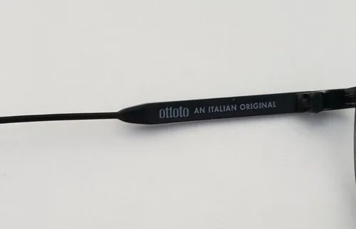 OTTOTO EYEGLASS FRAME M60029 Col 1 54-18-146 Black Round Double Bridge ZI50 4