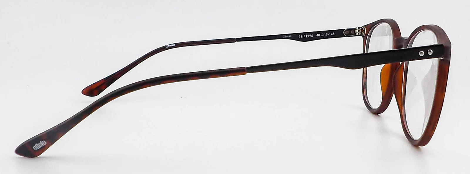 Ottoto Weston Tortoise Eyeglasses Frames 31-p1996 48-19-145 Case 3
