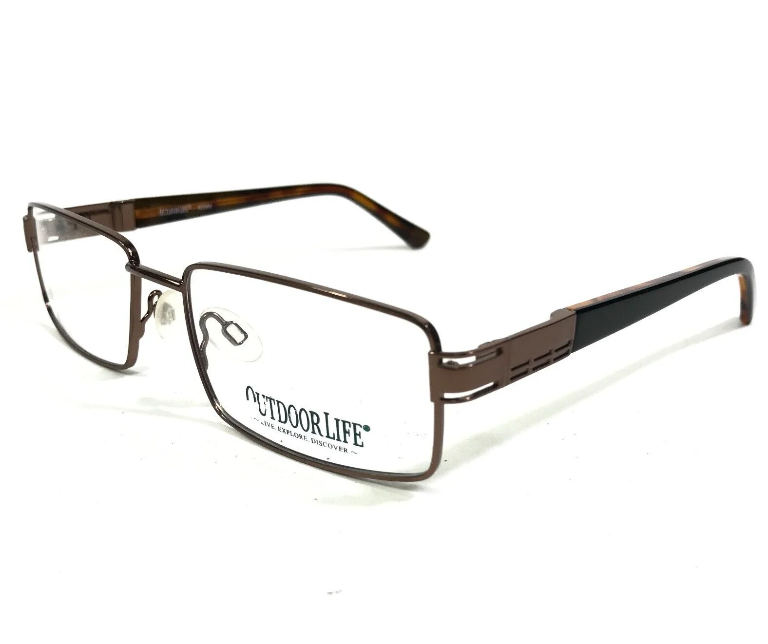 Outdoor Life Eyeglasses Frames 833M ZYLOWARE C.097 Brown Rectangular 54-17-140