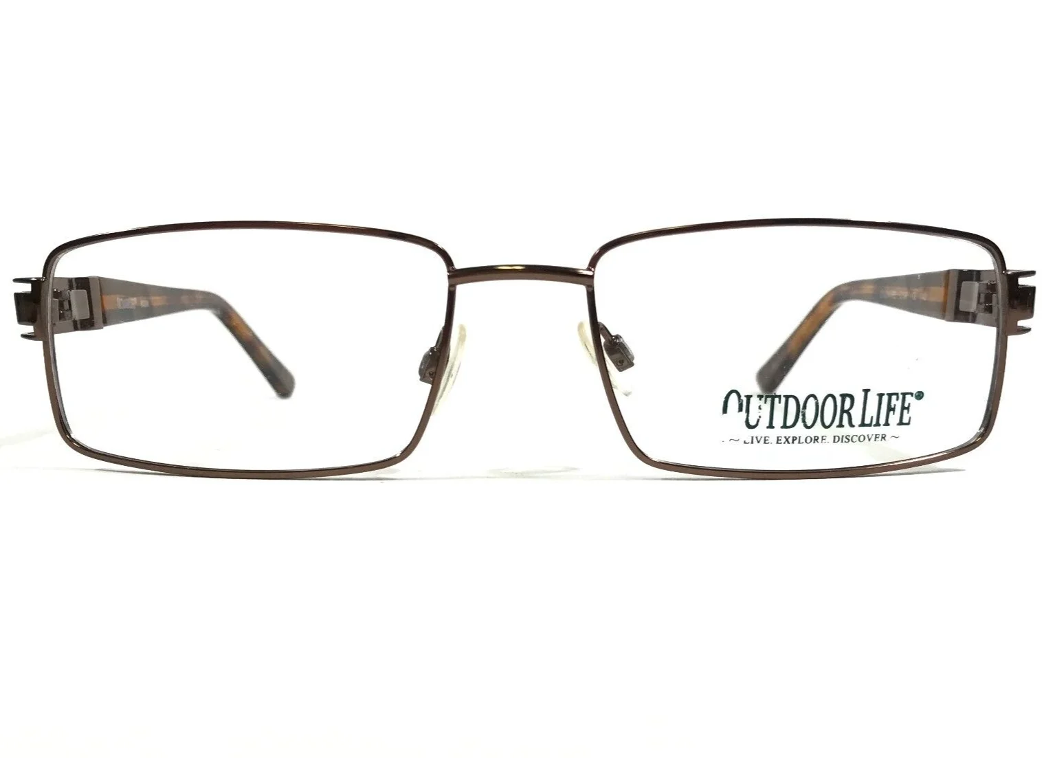 Outdoor Life Eyeglasses Frames 833M ZYLOWARE C.097 Brown Rectangular 54-17-140 2