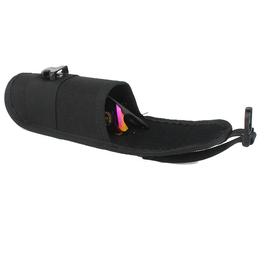 Outdoor Sunglasses Storage Case Nylon Portable Eyeglass Holder with Belt Buckle 4