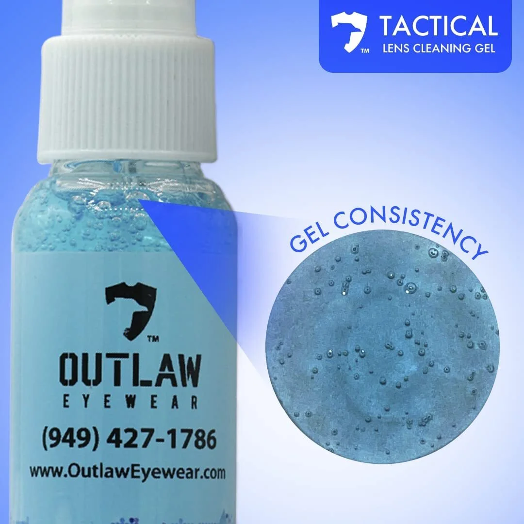 OutLaw Eyewear Tactical Lens Cleaner Gel for Clear Eyeglass 3