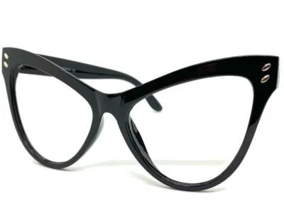 Oversize Exaggerated Large Retro Cat Eye Lensless EYE GLASSES Frame Only NO Lens 2