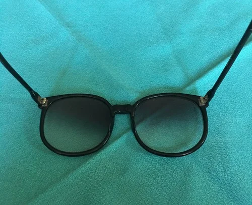 Oversized Black Artistic Glasses Frames , Made In Taiwan 3