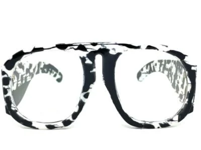 OVERSIZED Classic Vintage Retro Style Clear Lens EYE GLASSES Large Black Frame 3