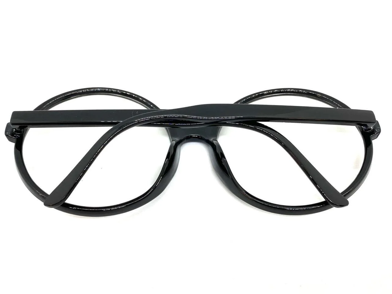 Oversized Exaggerated Retro Clear Lens EYE GLASSES Large Super Thick White Frame 2