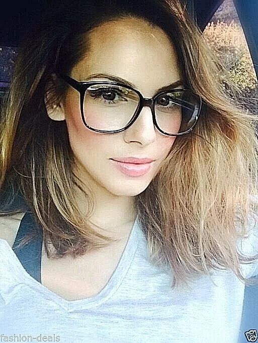 Oversized Exaggerated Retro Style Clear Lens EYE GLASSES Huge Big XL Black Frame 3
