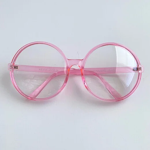 Oversized Huge Round CIRCLE Large XXL BOHO Nerd Hipster Women Eyeglasses Frames 4