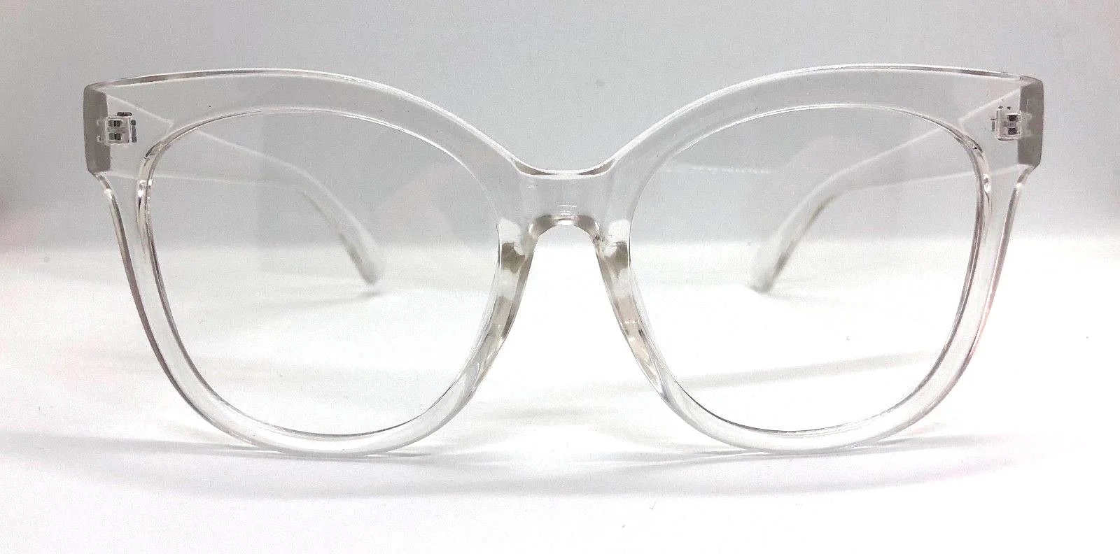 OVERSIZED MISS GORGEOUS Women Eyeglasses CAT EYE Clear Lens Shadz blue light
