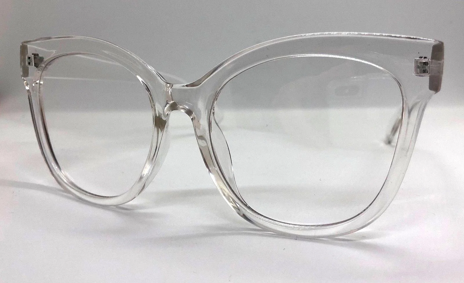 OVERSIZED MISS GORGEOUS Women Eyeglasses CAT EYE Clear Lens Shadz blue light 2