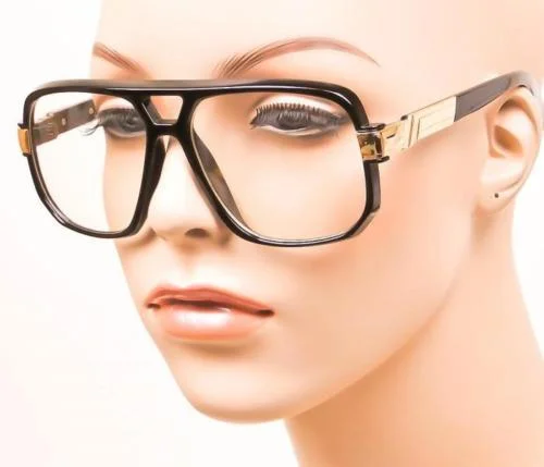 Oversized Retro Large Square Gaselle Aviator WaYfe Big Eyeglasses Frames 9763 L 3