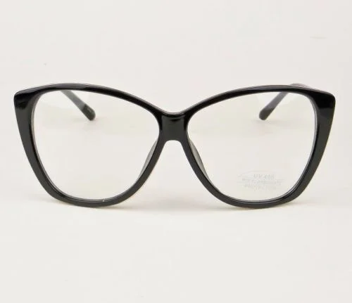 Oversized VICTORIA Cat Eye Clear Lens Women Large Fashion Eyeglasses Frames XL