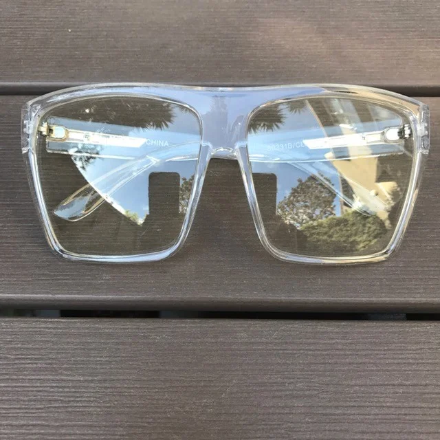 Oversized XXL Square Rectangular Aviator Large WaYf Nerd Eyeglasses Frames 9688 2