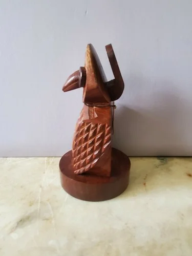 Owl Eyeglass Holder MATR BOOMIE Hand Carved Rosewood Stand for Eye Glasses 5.5 4