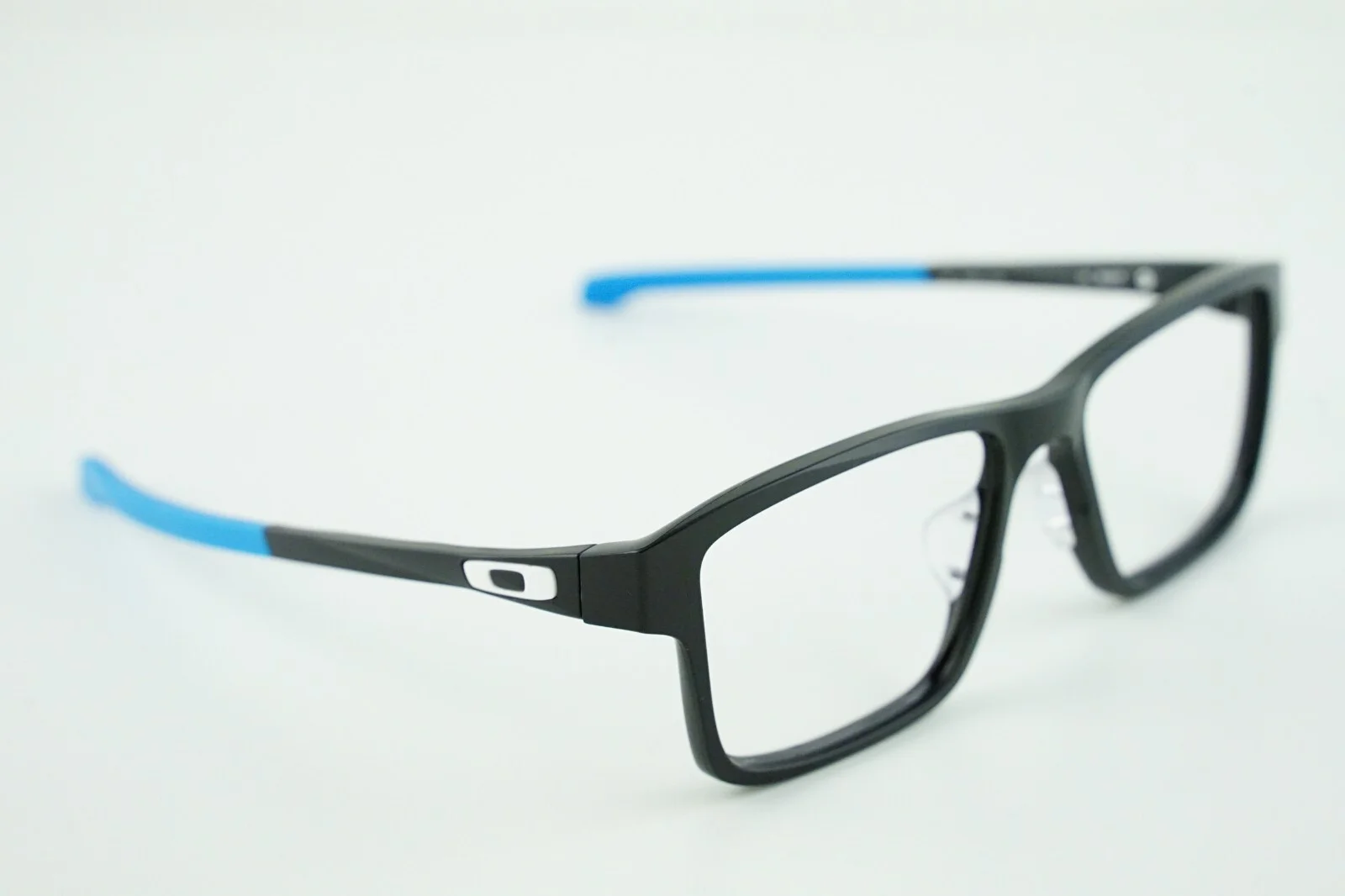 OX8071-0454 Chamfer 2 Oakley Polished Black Blue 54-17-140 Asian Fit AF Frames 4