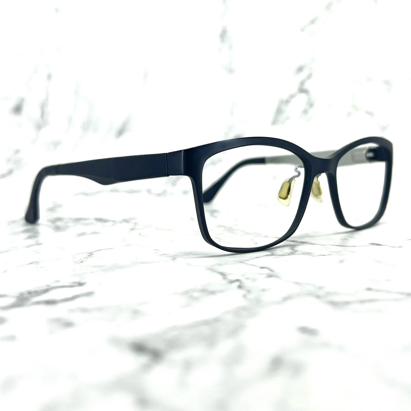 Oxygen 6016 Eyeglasses Black Full Rim Rectangle Frames 53-16-140 2