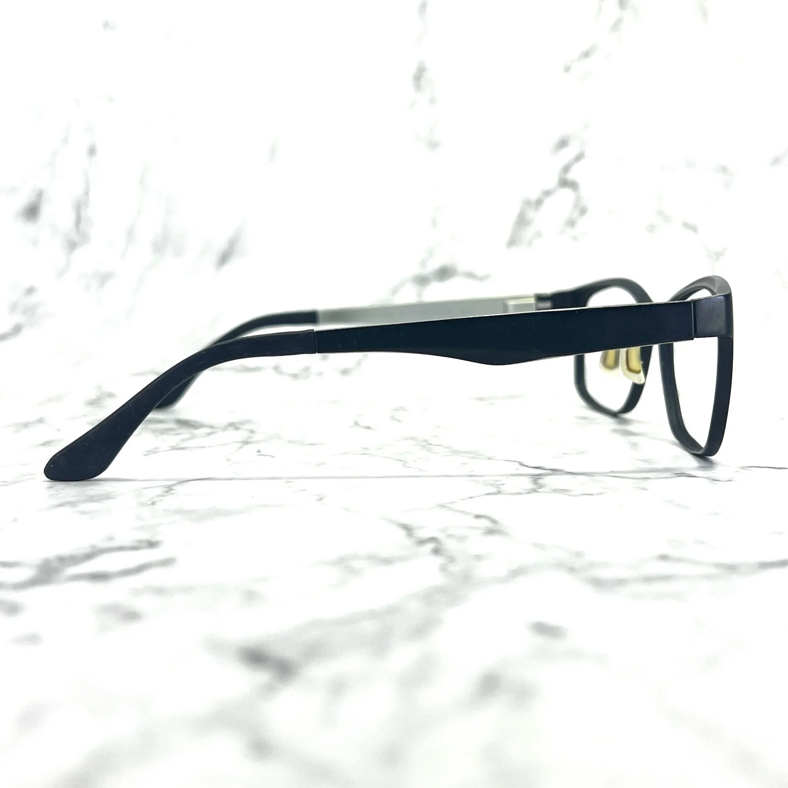 Oxygen 6016 Eyeglasses Black Full Rim Rectangle Frames 53-16-140 3