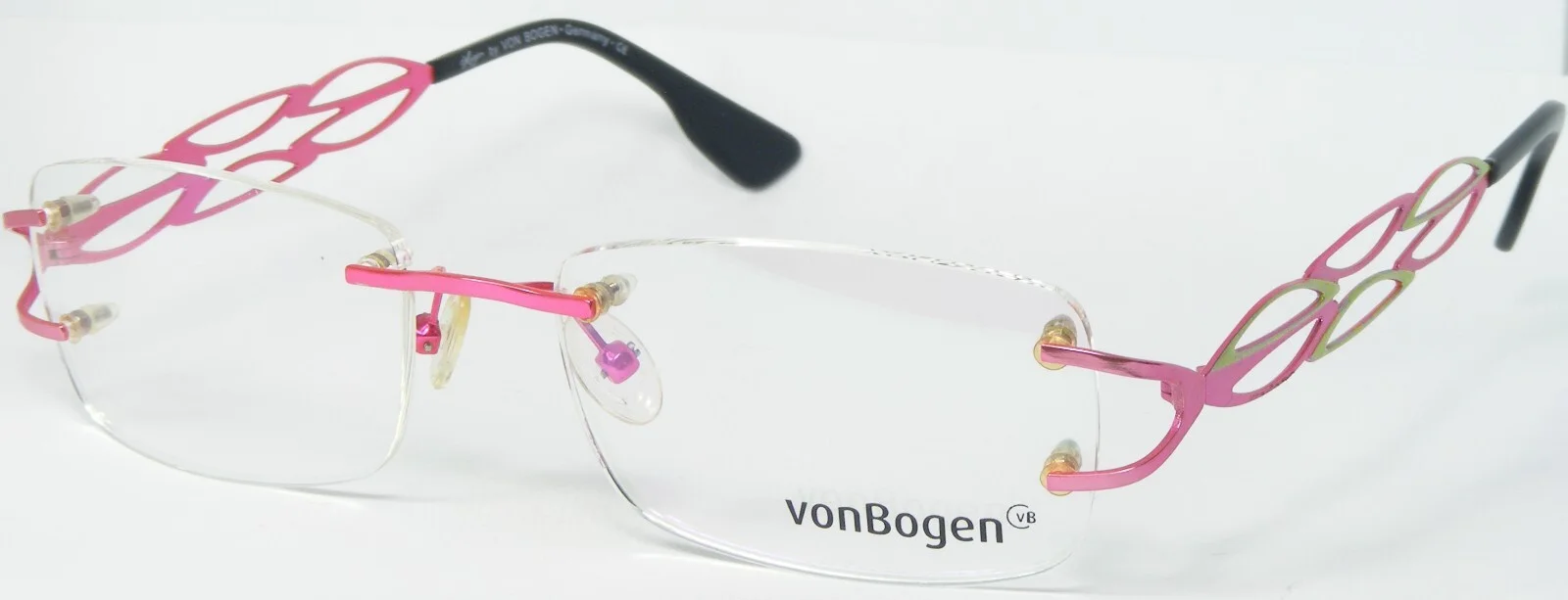 oXygen by vonBogen OX4060 C03 FUCHSIA /LIME UNIQUE EYEGLASSES GLASSES 53-17-135