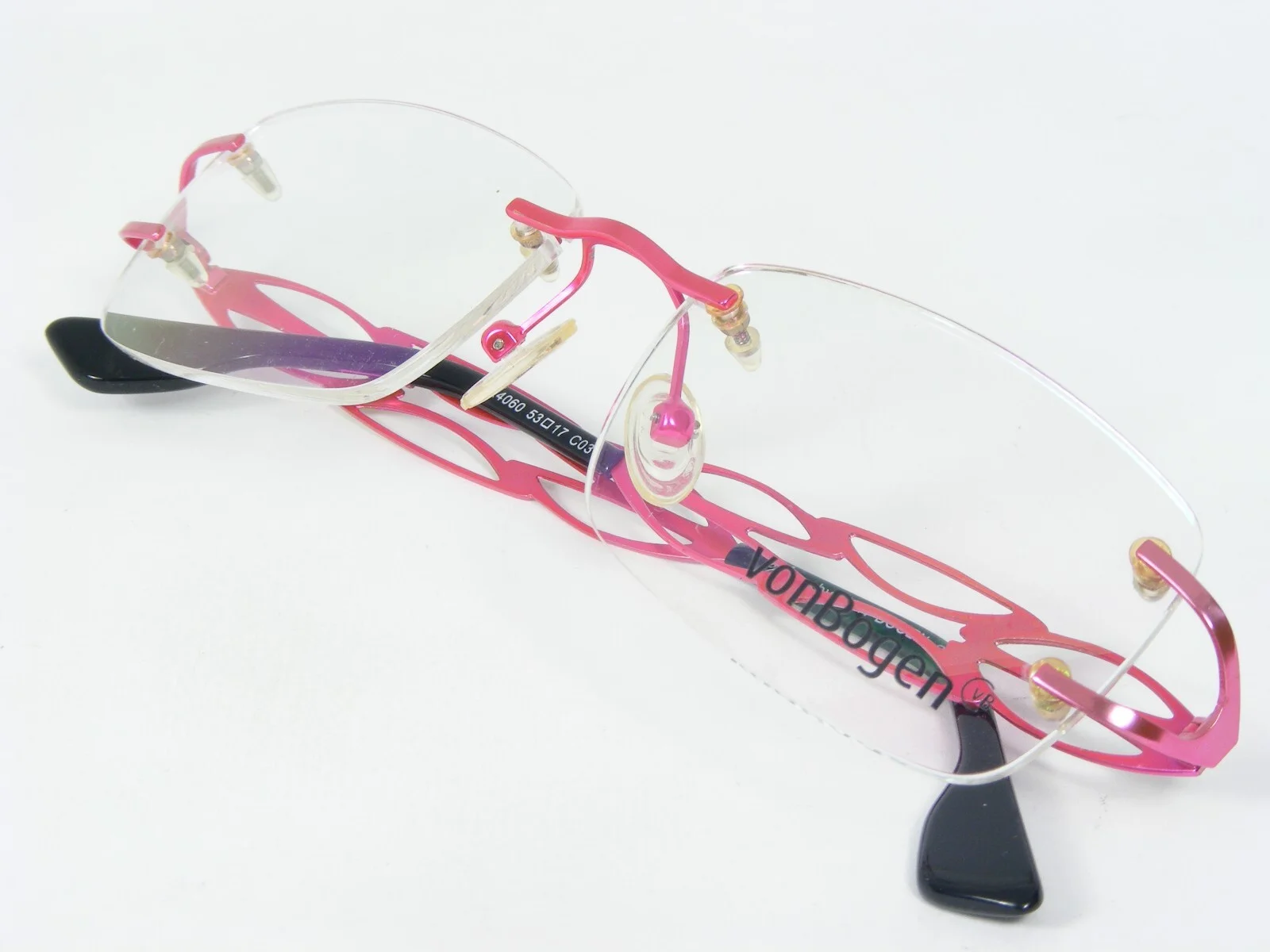 oXygen by vonBogen OX4060 C03 FUCHSIA /LIME UNIQUE EYEGLASSES GLASSES 53-17-135 4