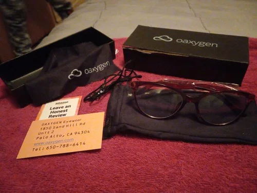 Oxygen Eyeglasses Frame Dark Brown/Cat Eye