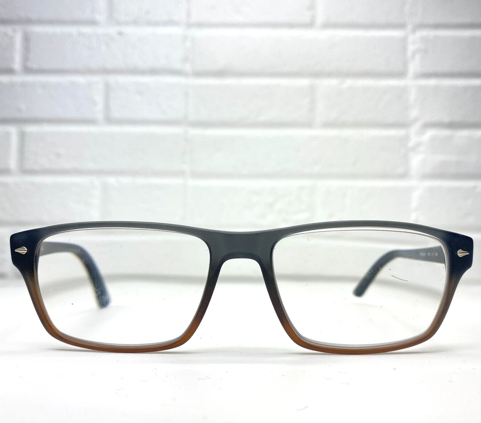 Panama Jack Eyeglasses Frames Gray Brown Square PJ 124Z 155 140 18954