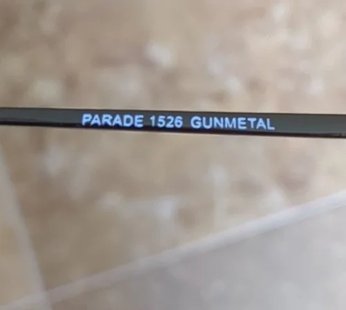 Parade 1526 Gunmetal Eyeglasses 56-16-145 3