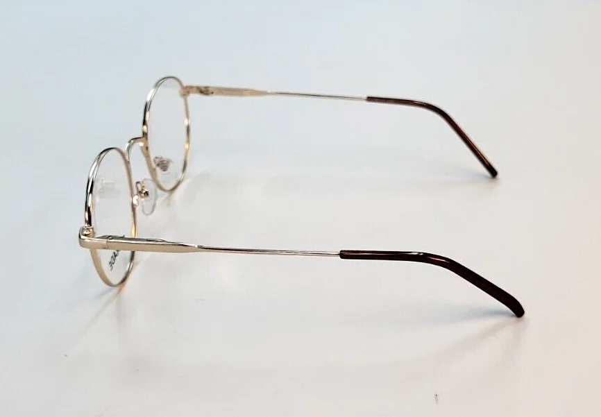 Parade Eyeglasses Frames Q-Series 1634 Gold 50-21-140 Full Rim 2