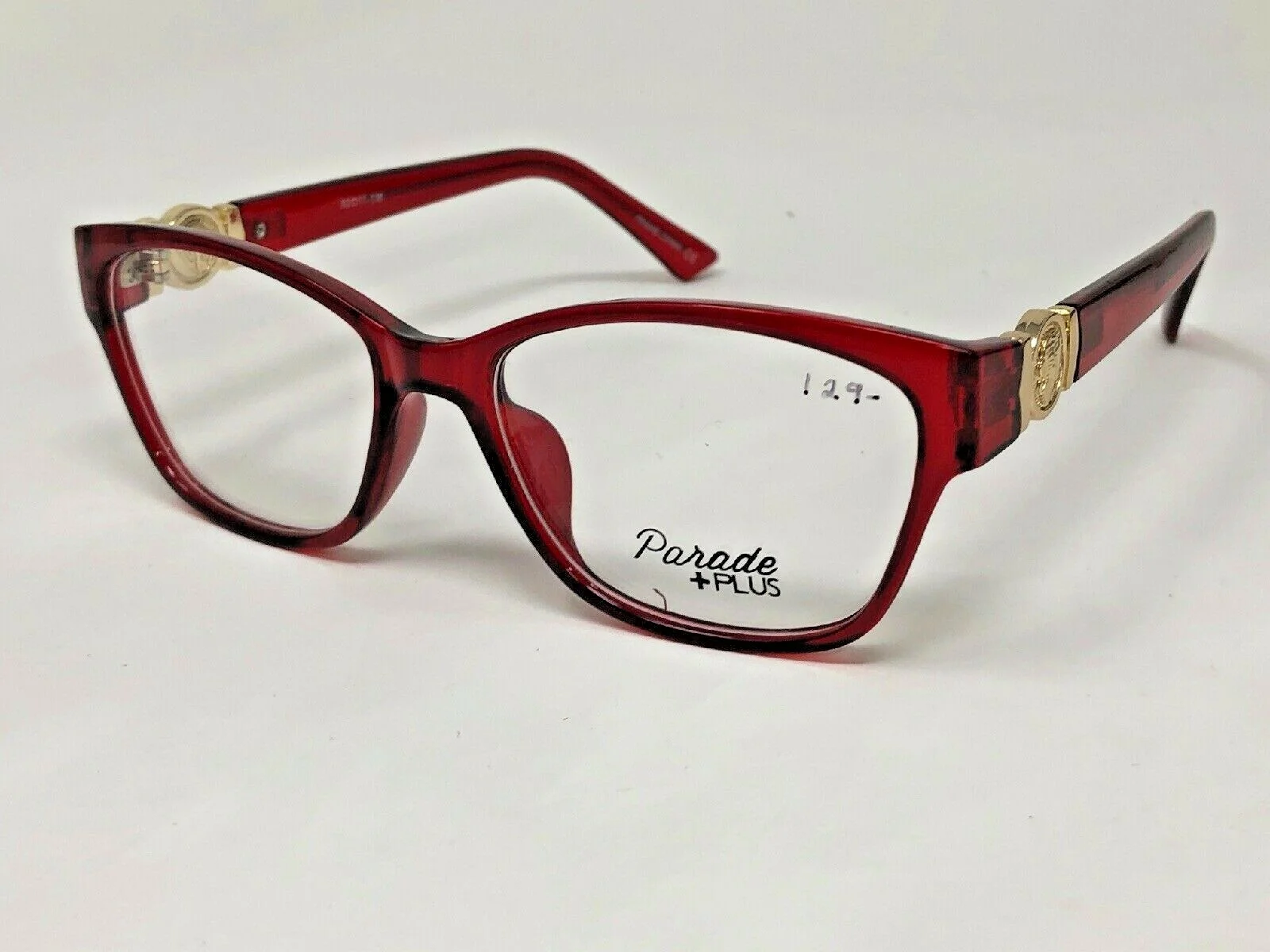 PARADE +PLUS MOD.2118 Eyeglasses Frame 52-17-138 Burgundy Crystal/Gold IO61