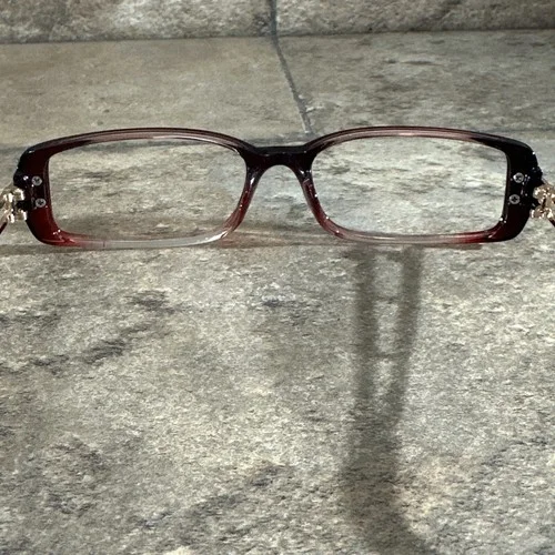 Parade Plus PP2128 Burgundy Eyeglass Frames 51-16-135mm 4