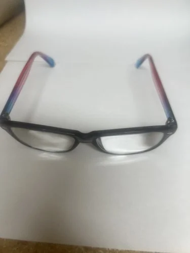 Parade Q series 1795 Blue/pink Plastic Full Rim Eyeglasses Frames Only
