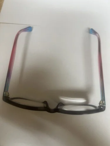 Parade Q series 1795 Blue/pink Plastic Full Rim Eyeglasses Frames Only 2