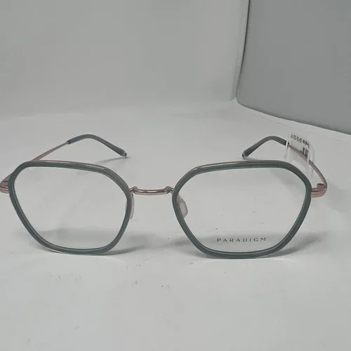 PARADIGM 19-13 Rose Gold/mint Green 52/19 Women’s Eyeglass Frames S64