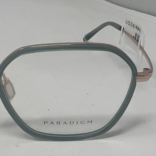 PARADIGM 19-13 Rose Gold/mint Green 52/19 Women’s Eyeglass Frames S64 2