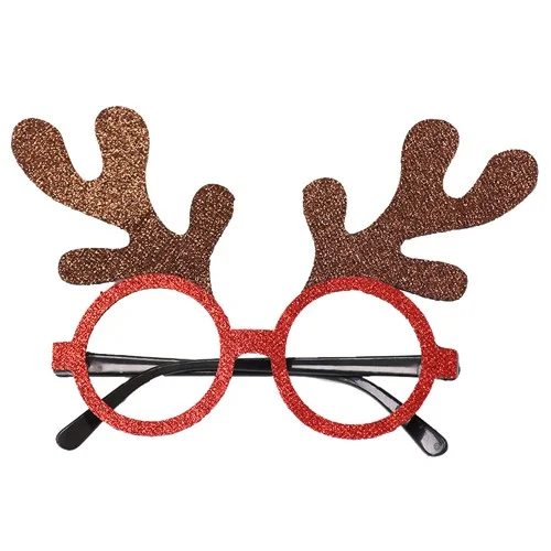 Party Glasses Frames Handmade Creative Fabric Christmas Funny Eyeglasses Fabric 2