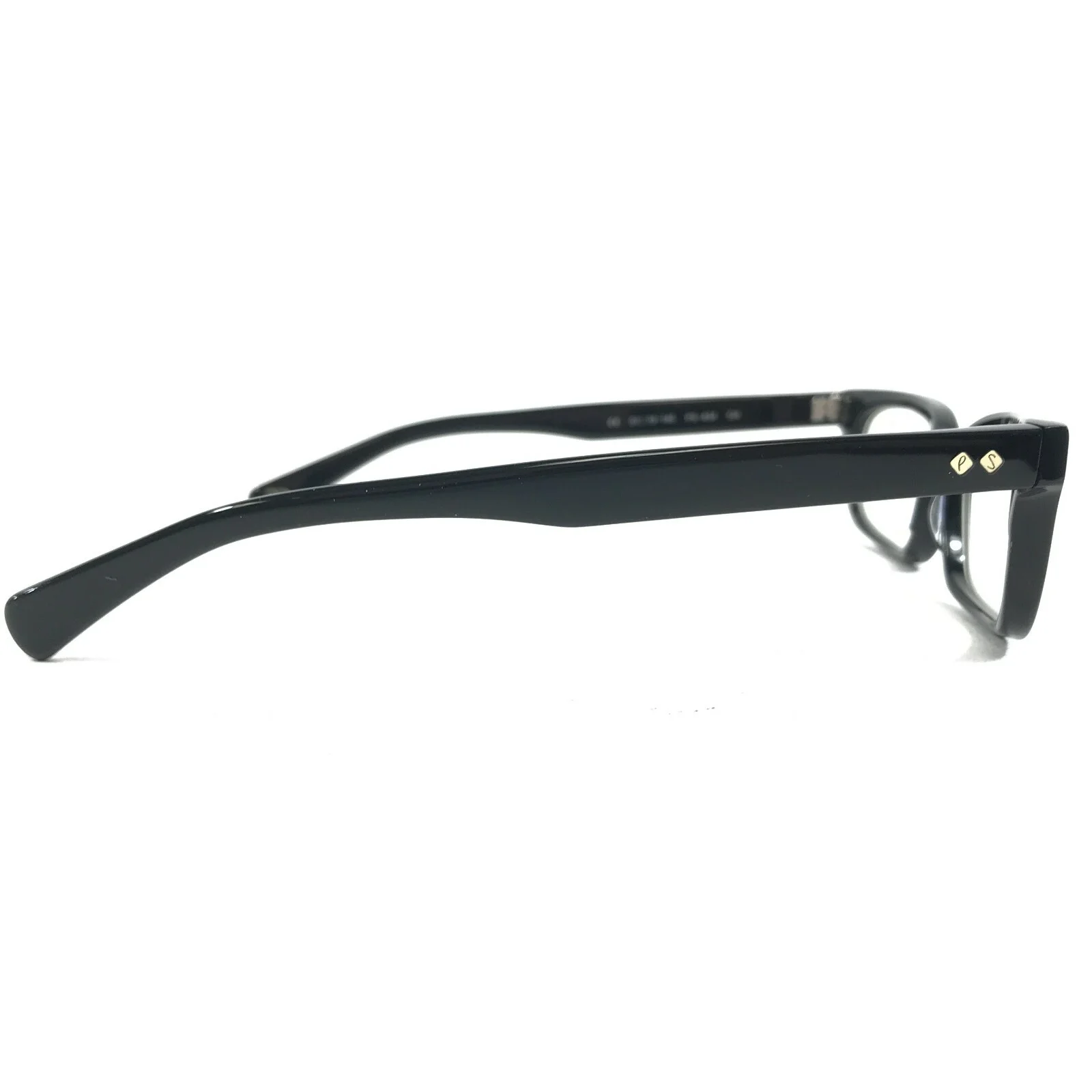 Paul Smith PS-434 OX Eyeglasses Frames Black Round Thick Oval Horn Rim 51-19-145 4