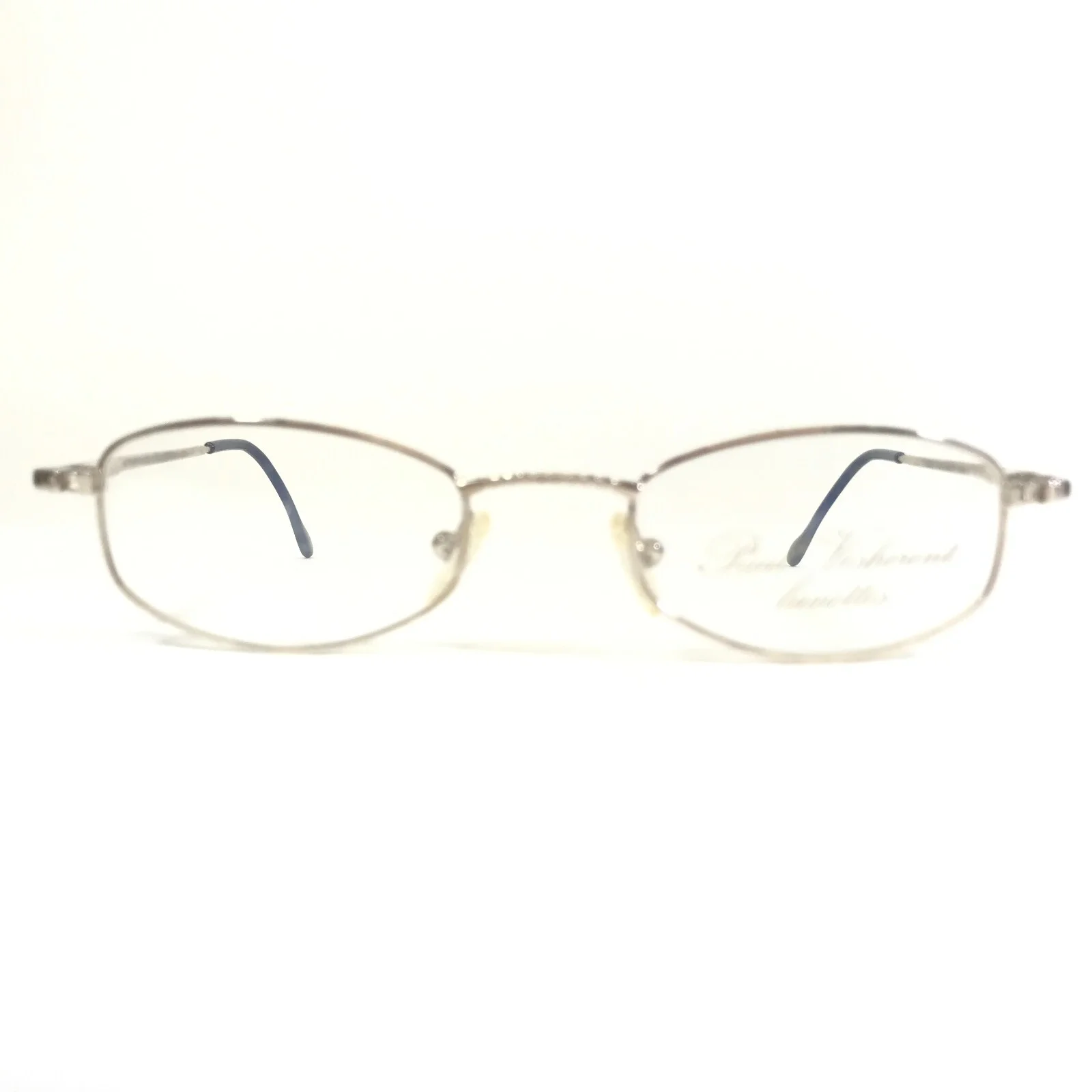 Paul Vosheront Eyeglasses Frames V1018 Silver Round Platinum Plated 47-20-135 3