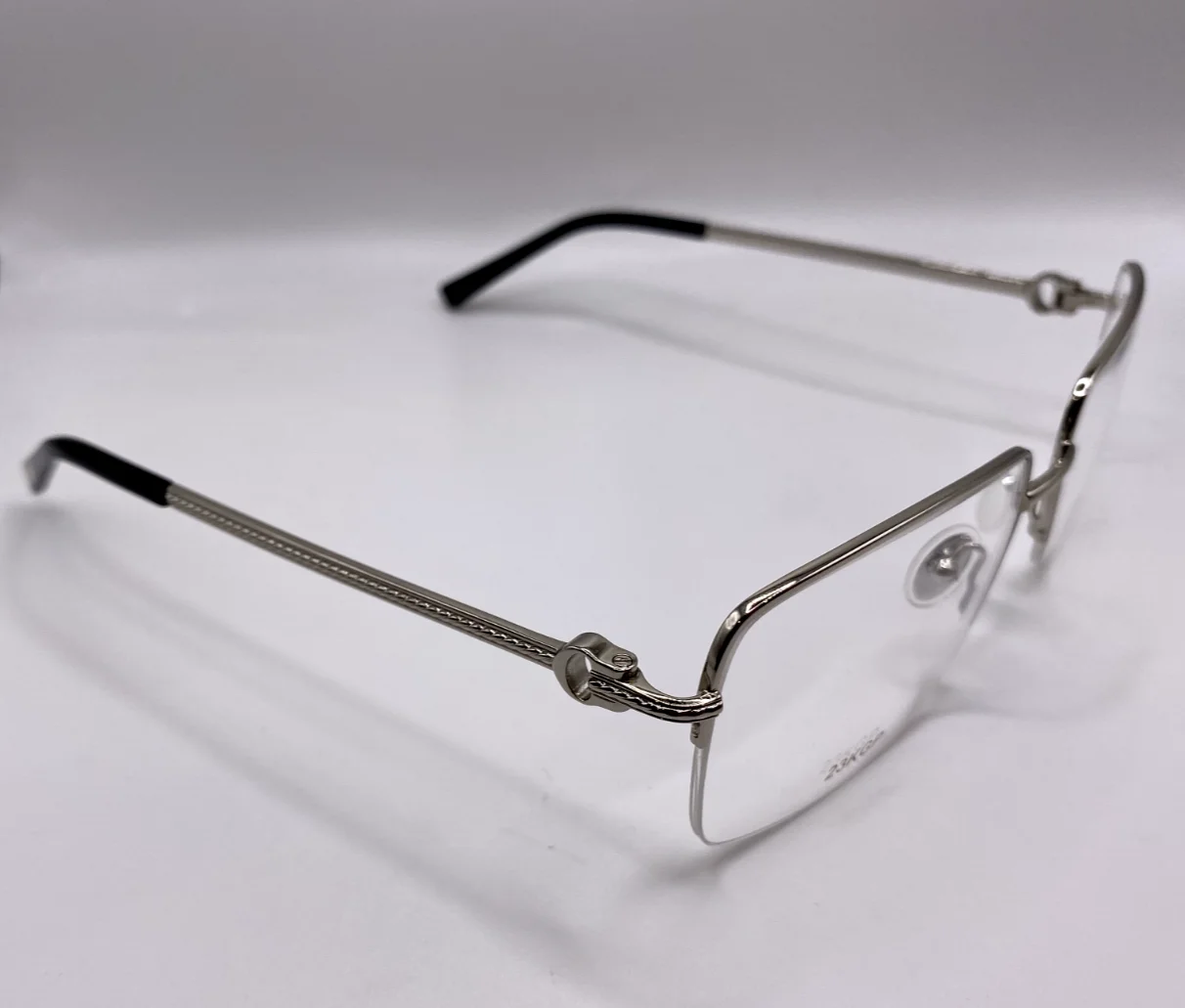 Paul Vosheront Lunnettes PV607 C2 White Gold 23KGP Titanium Frames 60-18-145 3