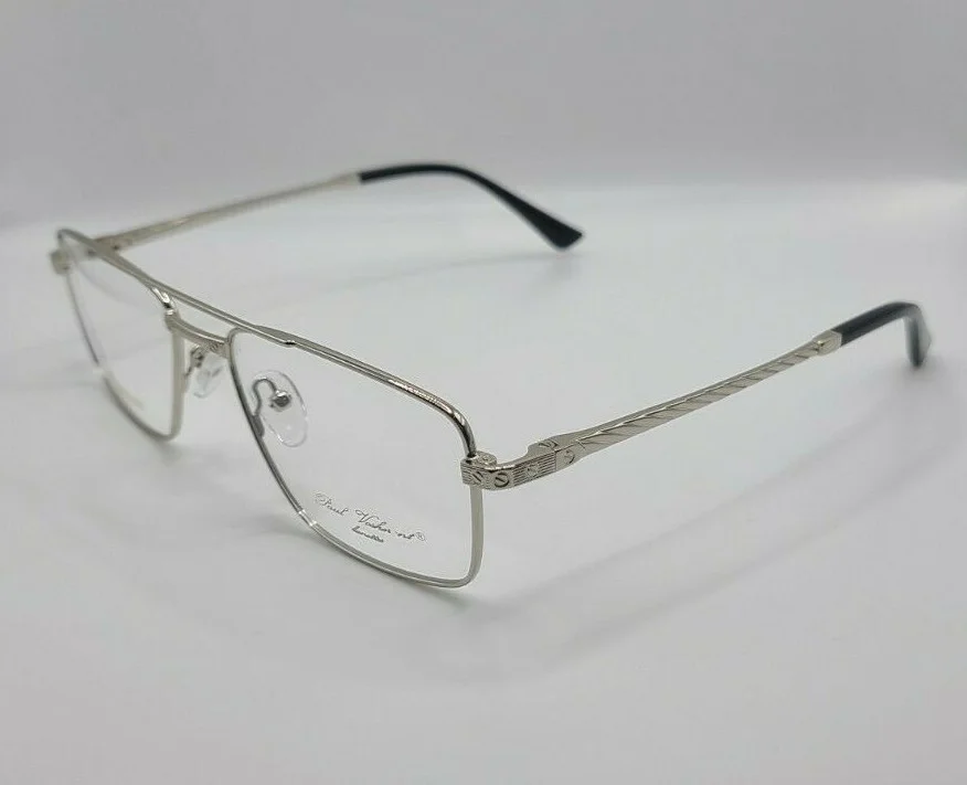 Paul Vosheront Lunnettes PV704 White Gold C2 23KGP Titanium Frames 54-17-140 2