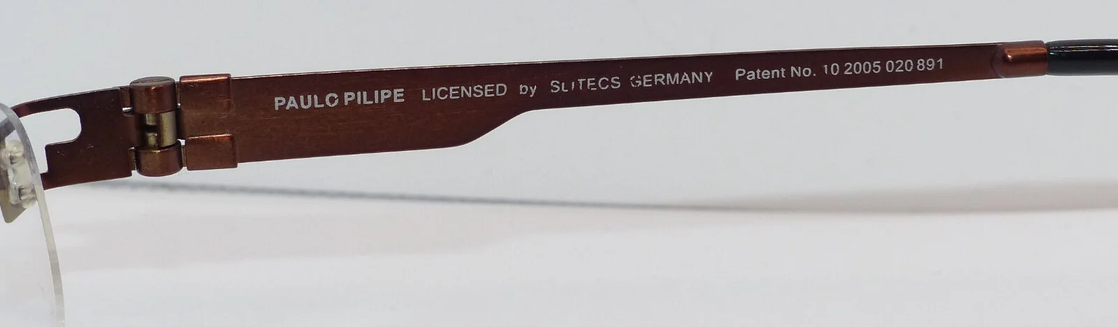 Paulo Pilipe Drill Mount Rimless 3 piece Germany EYEGLASS FRAME 50-18-140 4