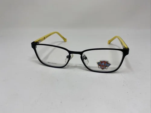 PAW PATROL KIDS EYEGLASS PP07 BLACK YELLOW 46/15/125 FLEX HINGE &M20