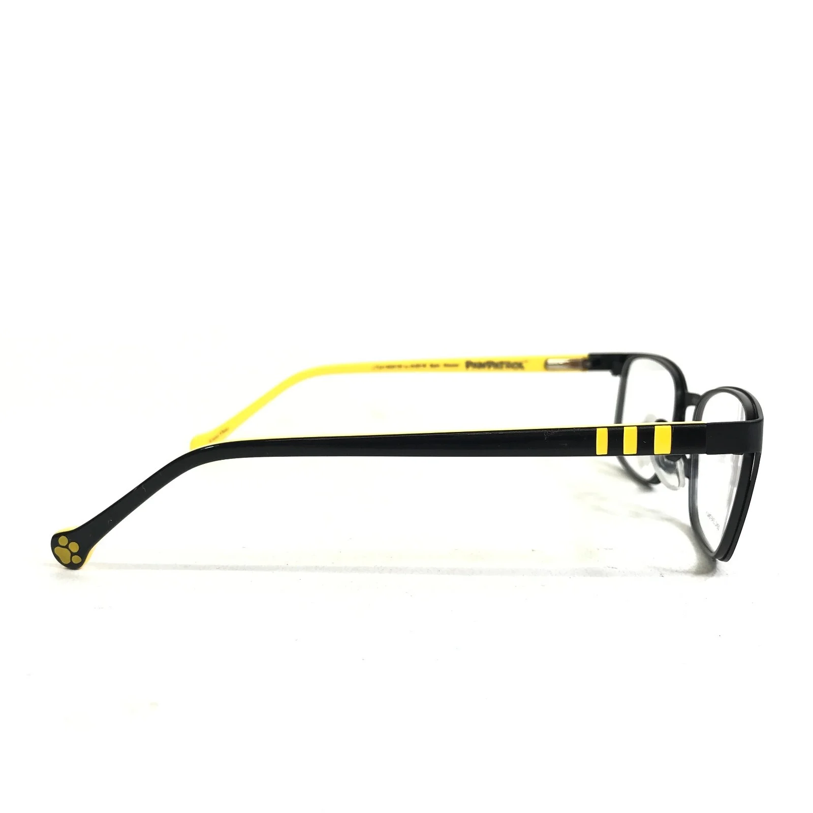 Paw Patrol Kids Eyeglasses Frames PP07 BLK Black Yellow Rectangular 46-15-125 3