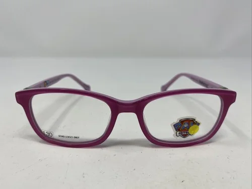 Paw Patrol PP19 PNK 47-16-125 Hot Pink Plastic Full Rim Eyeglasses Frame -A82