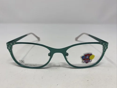 Paw Patrol Rescue GRN 45-15-125 Green Metal Full Rim Eyeglasses Frame -D92