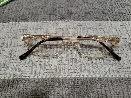 Peachtree CAPRI Eyeglass Frames Demi Amber 49 18 130 New 2