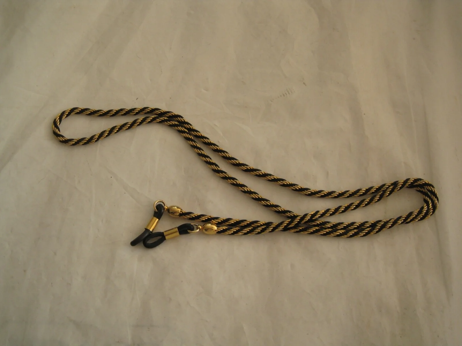 Peeper Keeper Braided GOLD/BLACK Eyeglass Retainer 31