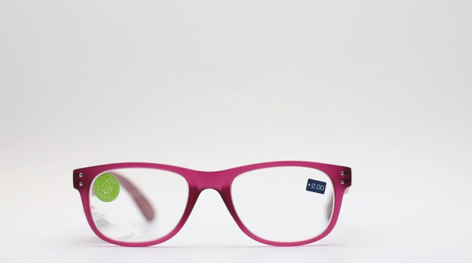 Peepers Day Tripper Purple Wood Rectangle Unisex Reading Glasses Power +2.50 2